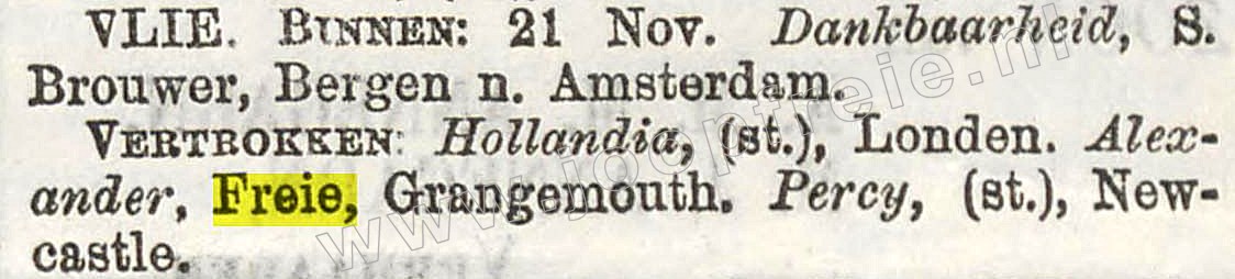 Van Vlie naar Grangemouth